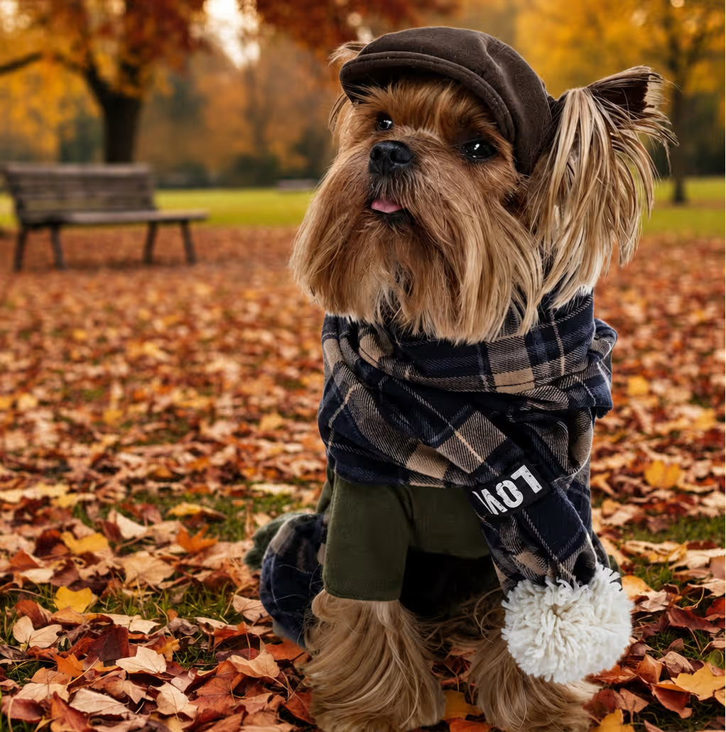 Scottish Wool Dog Scarf