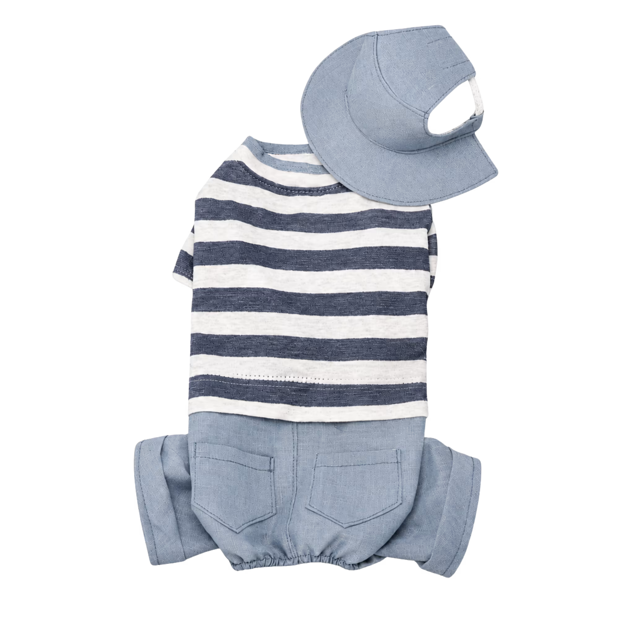 Dog Outfit with Matching Sun Hat