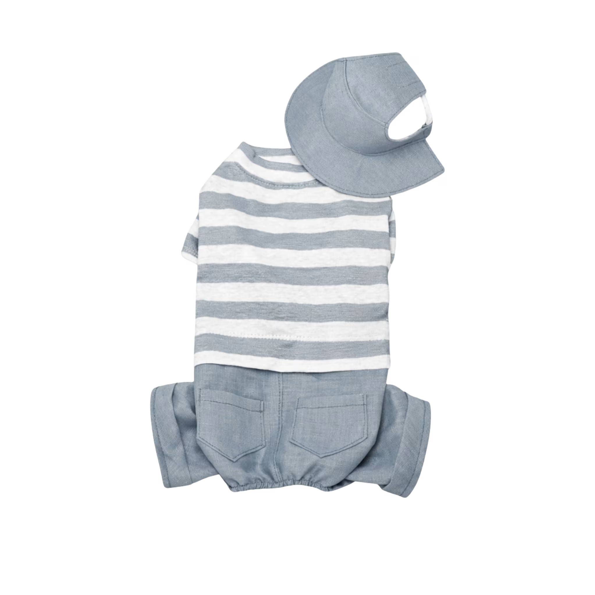 Dog Outfit with Matching Sun Hat
