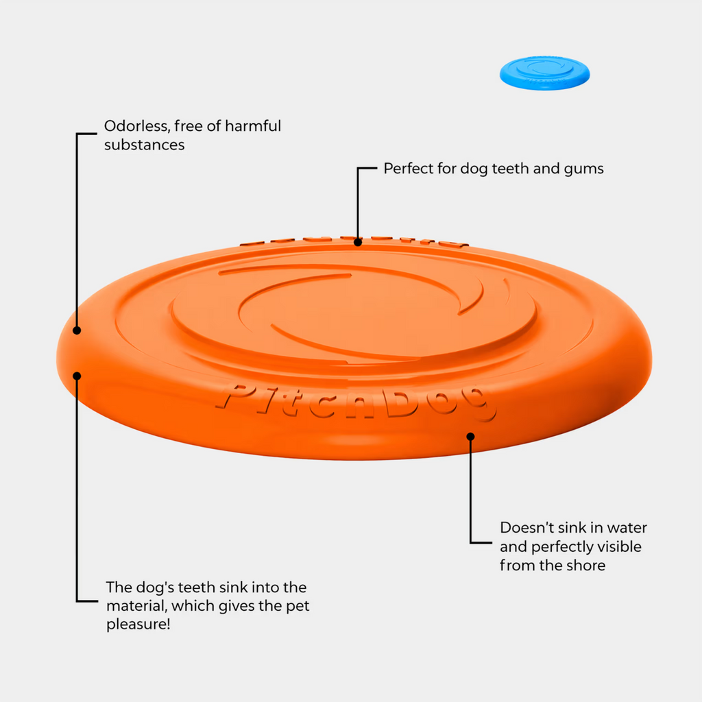 PitchDog Floating Flying Disc for Dogs