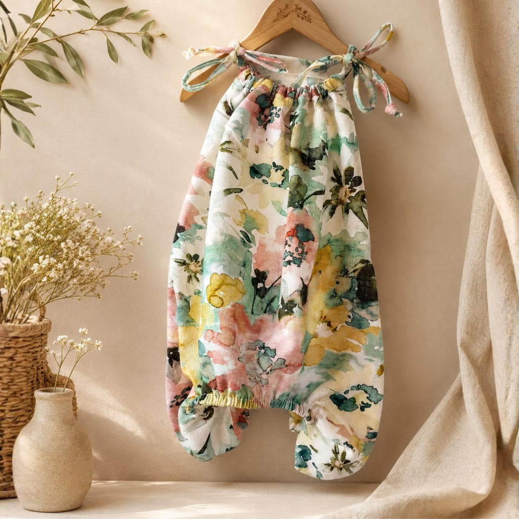 Linen Dog Romper Lightweight Summer Clothing