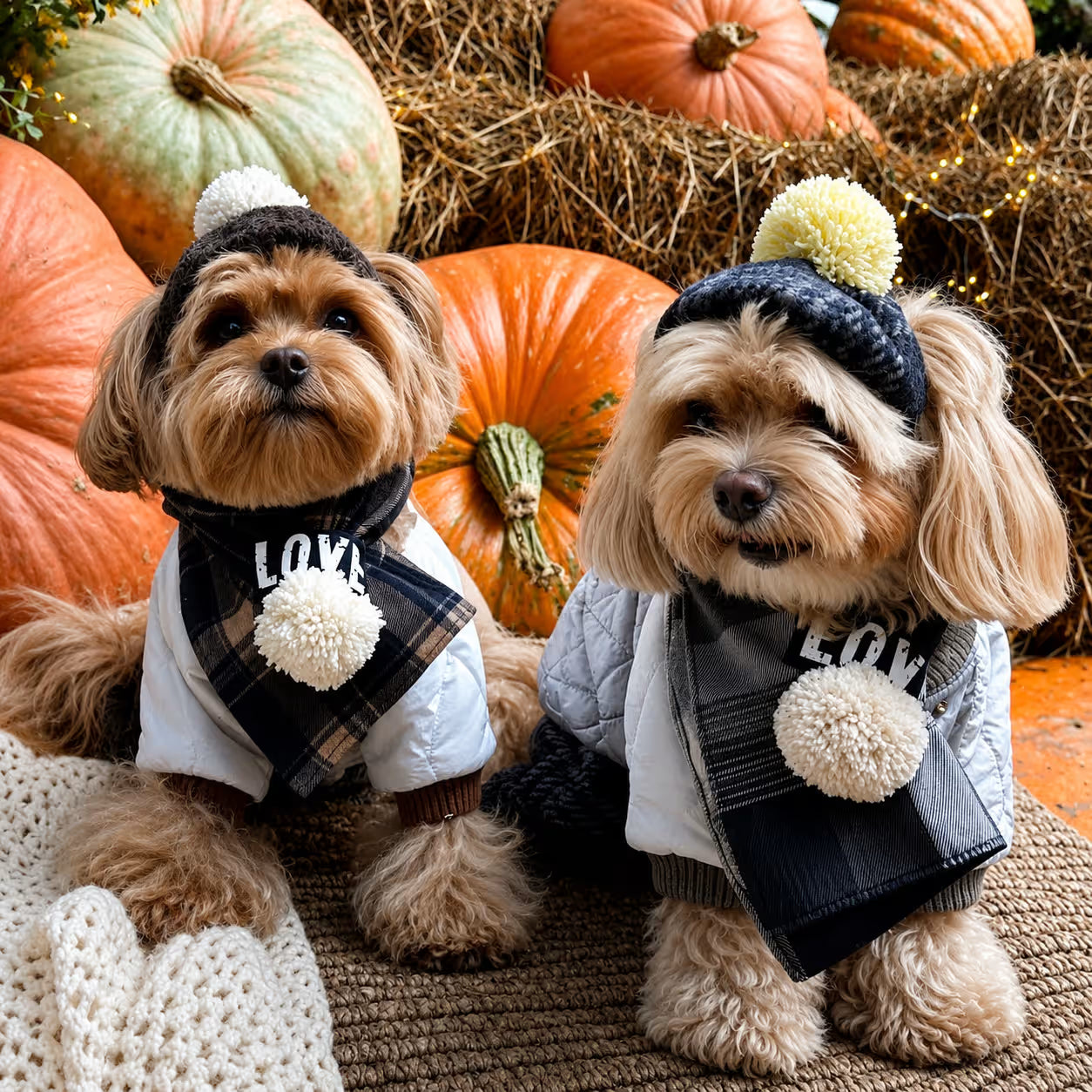Scottish Wool Dog Scarf