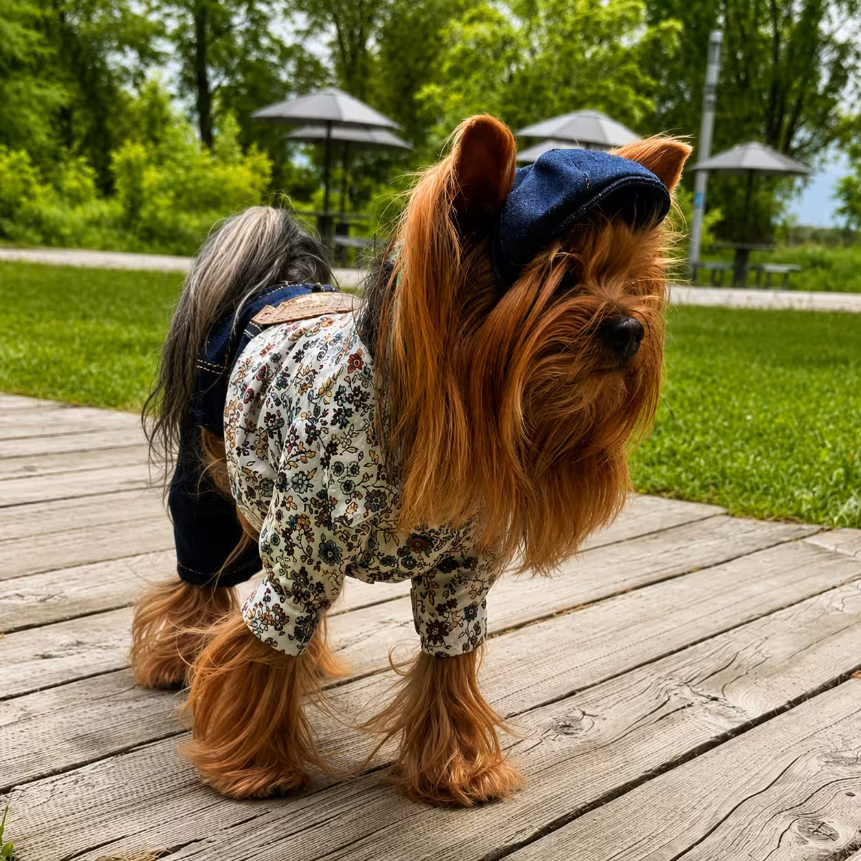 Dog Shirt Italian Poplin