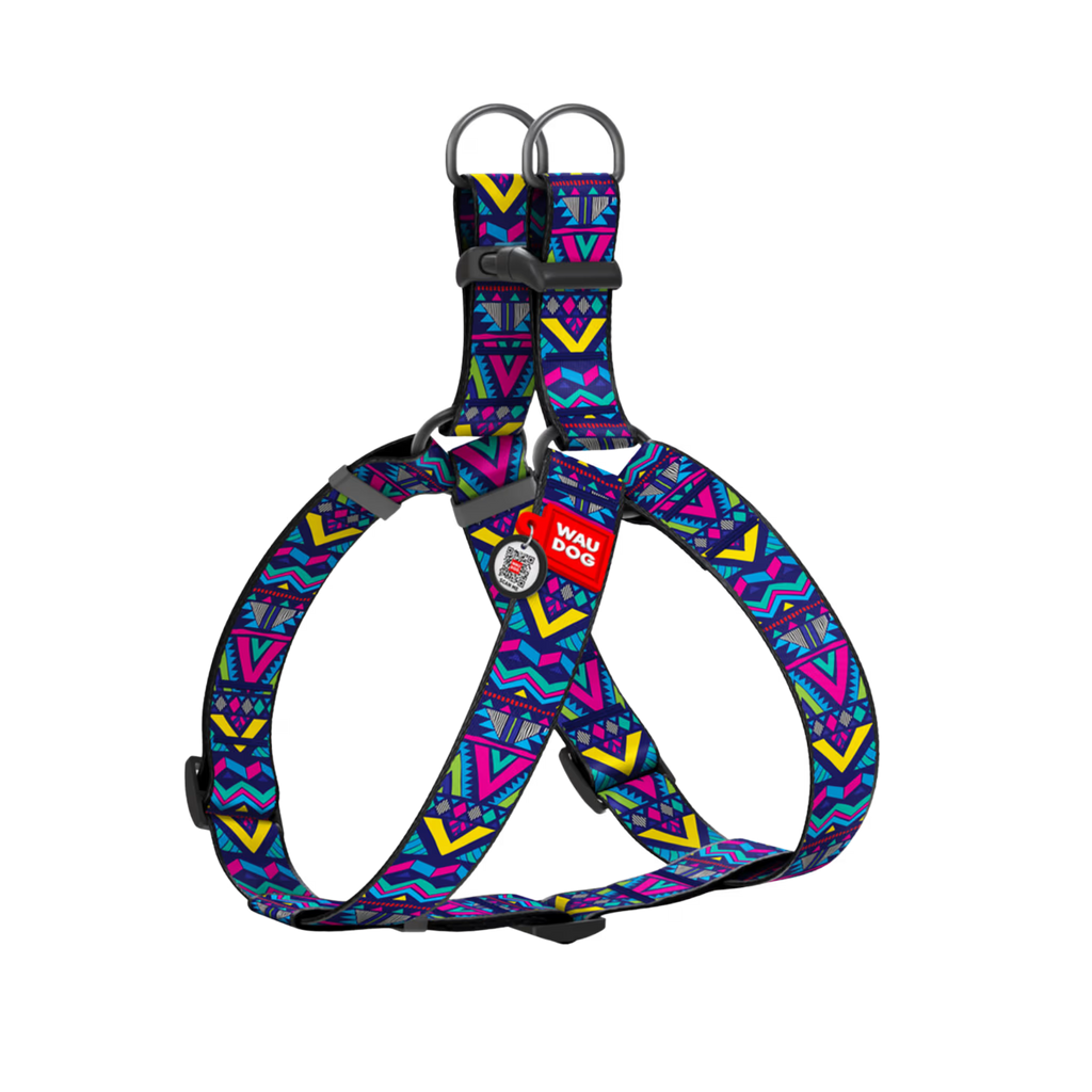 Nylon Dog Harness with Smart QR ID Tag – Indie Collection