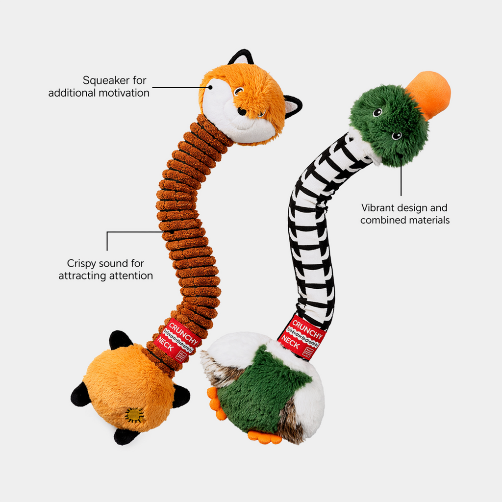 Crunchy Dog Toy - Interactive Play with Fun Crunch Sound