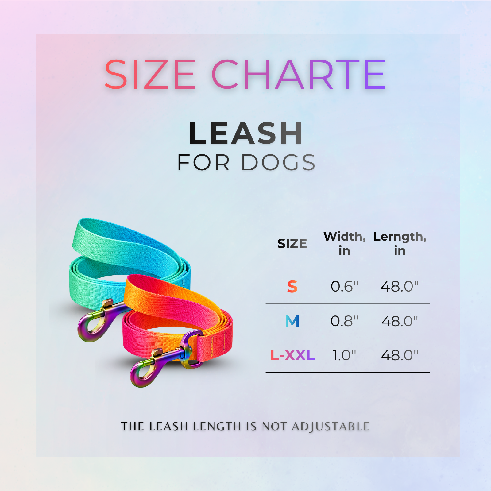 Gradient Eco Recycled Nylon Dog Leash