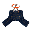 Jeans and Cap Denim Set for Small Dogs