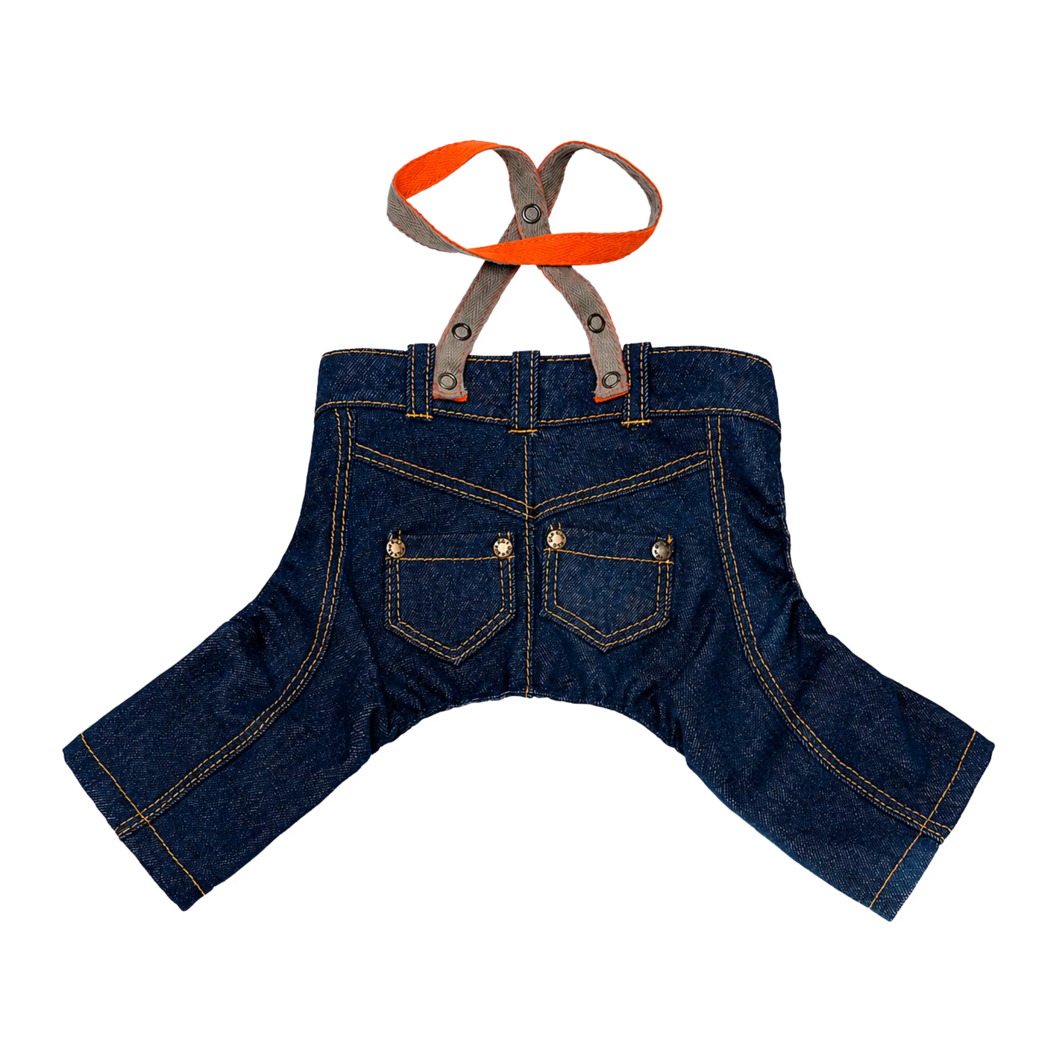 Jeans and Cap Denim Set for Small Dogs