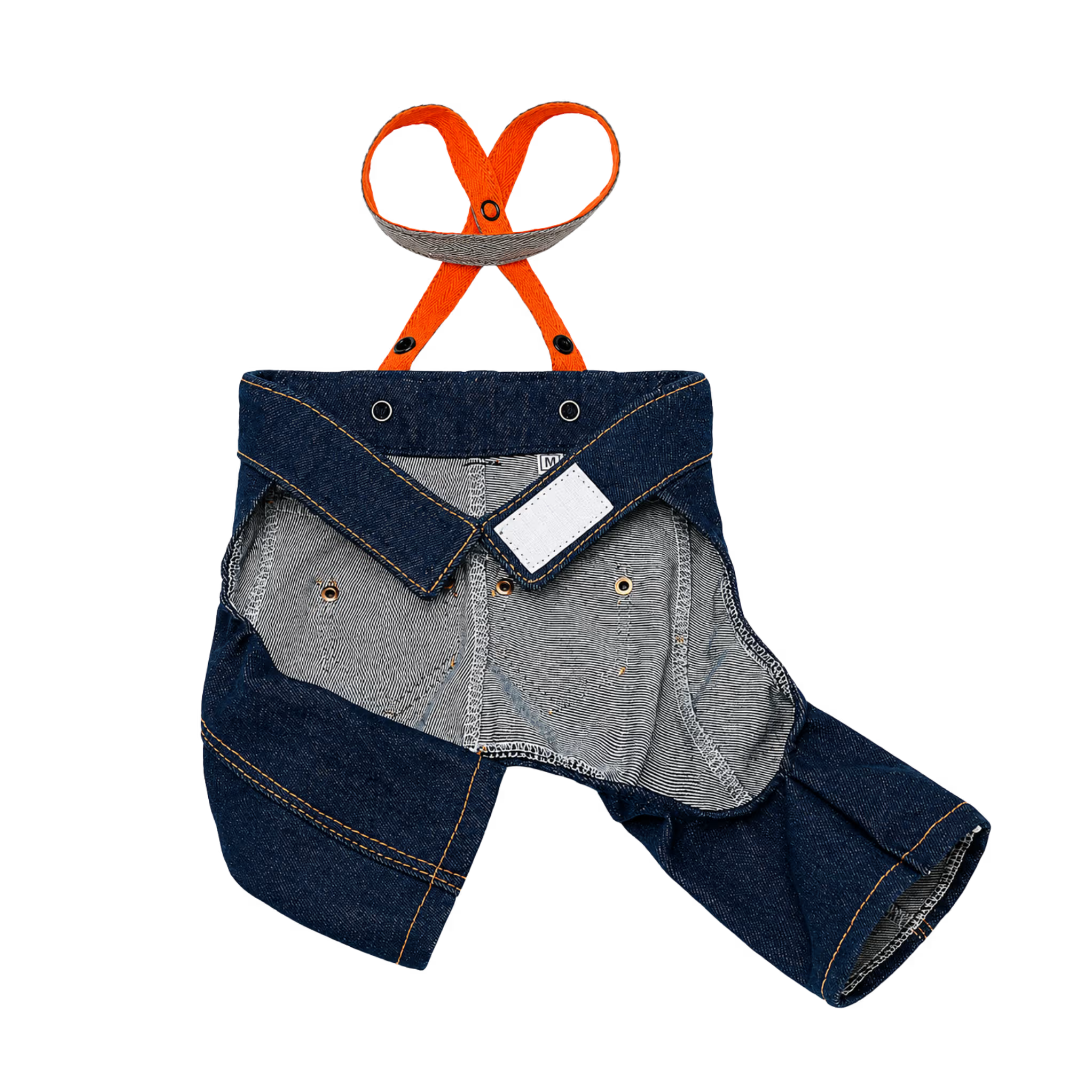 Jeans and Cap Denim Set for Small Dogs