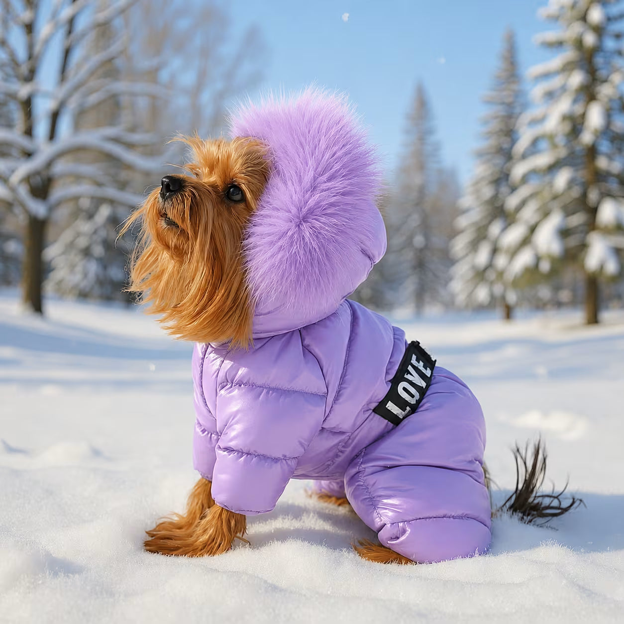 Winter Dog Jumpsuit