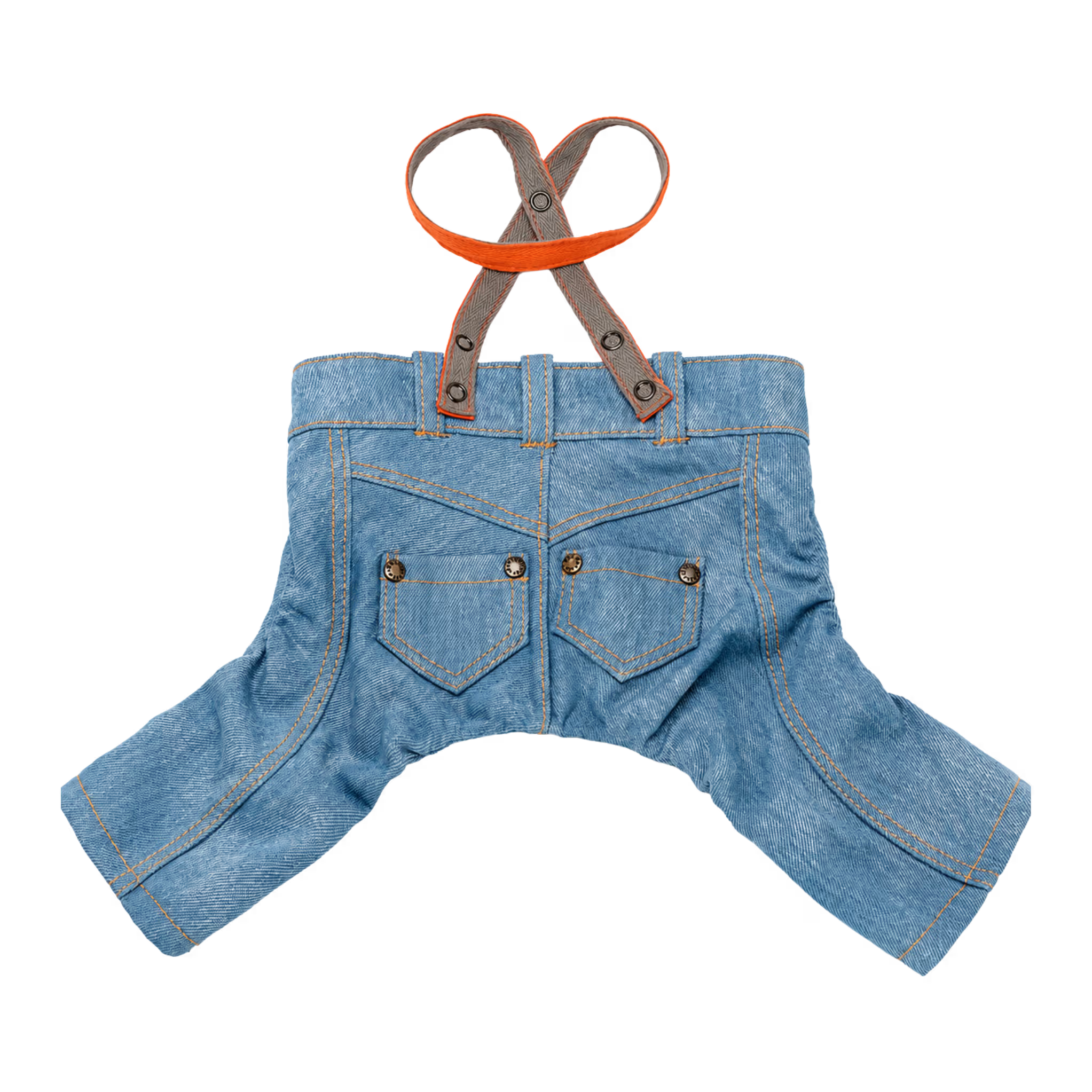 Jeans and Cap Denim Set for Small Dogs