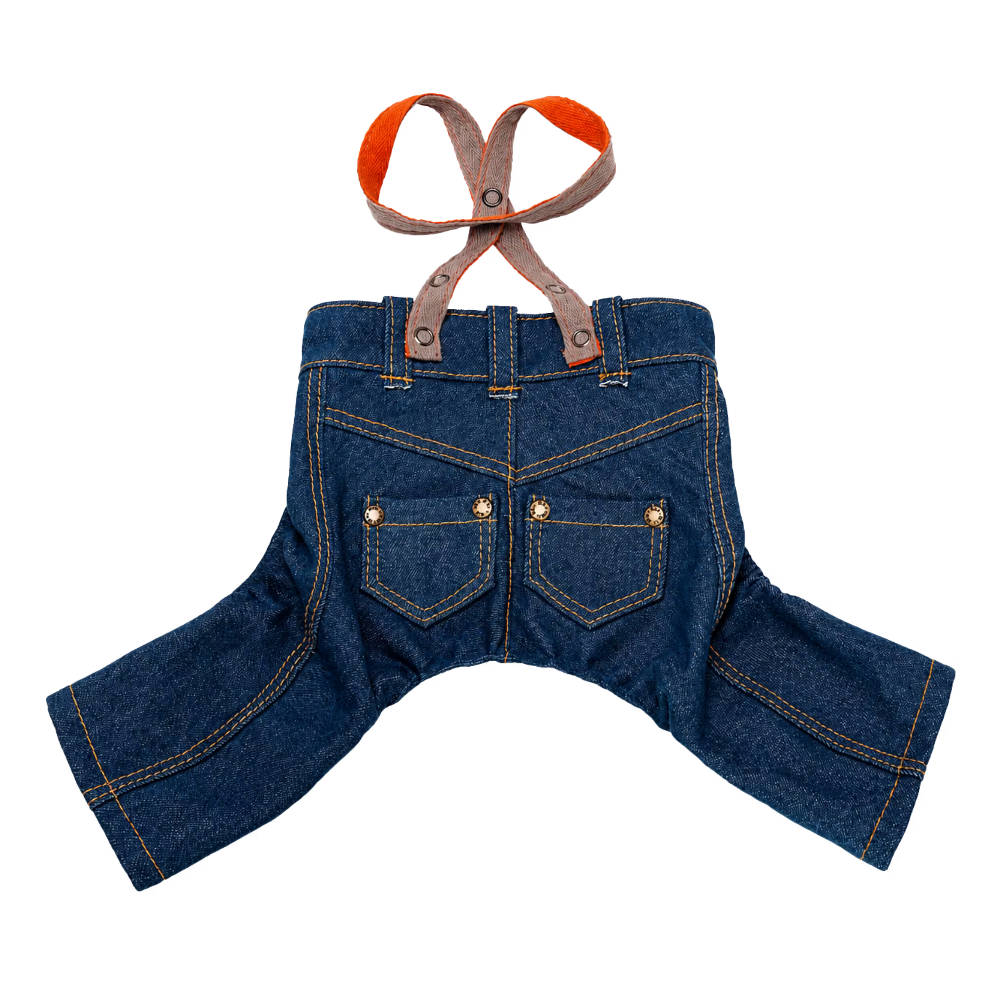 Jeans and Cap Denim Set for Small Dogs
