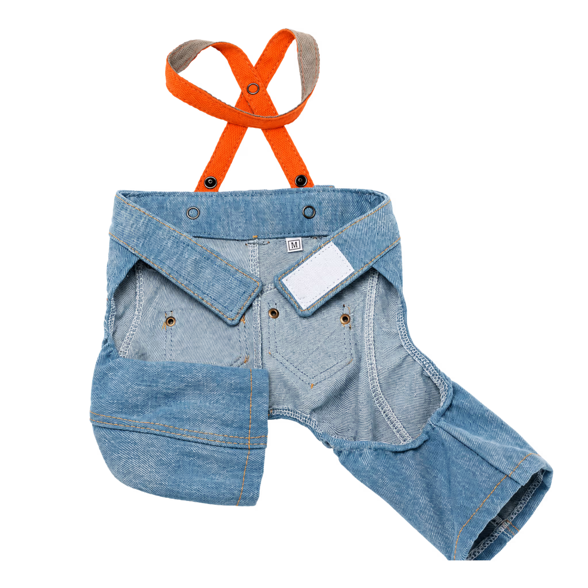 Jeans and Cap Denim Set for Small Dogs