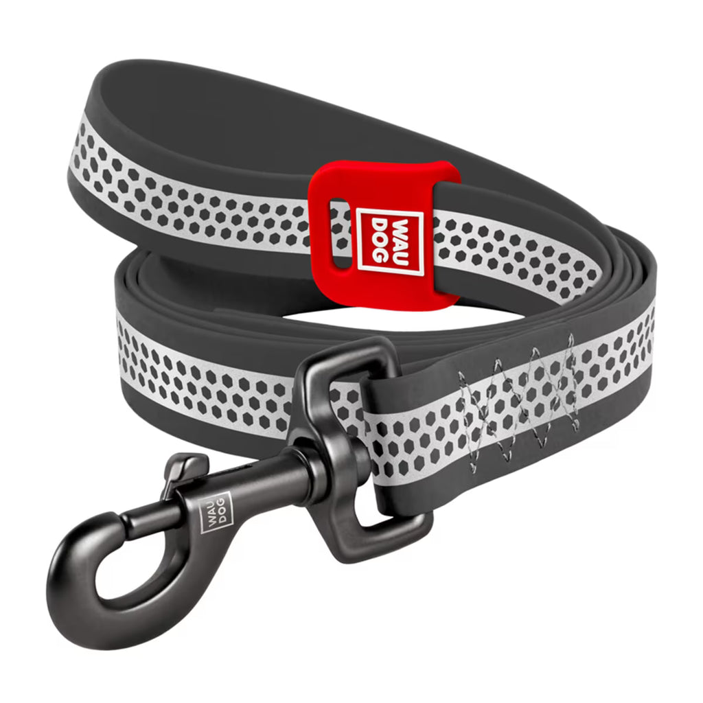 Waterproof Reflective Dog Collar & Leash Set with QR ID Tag