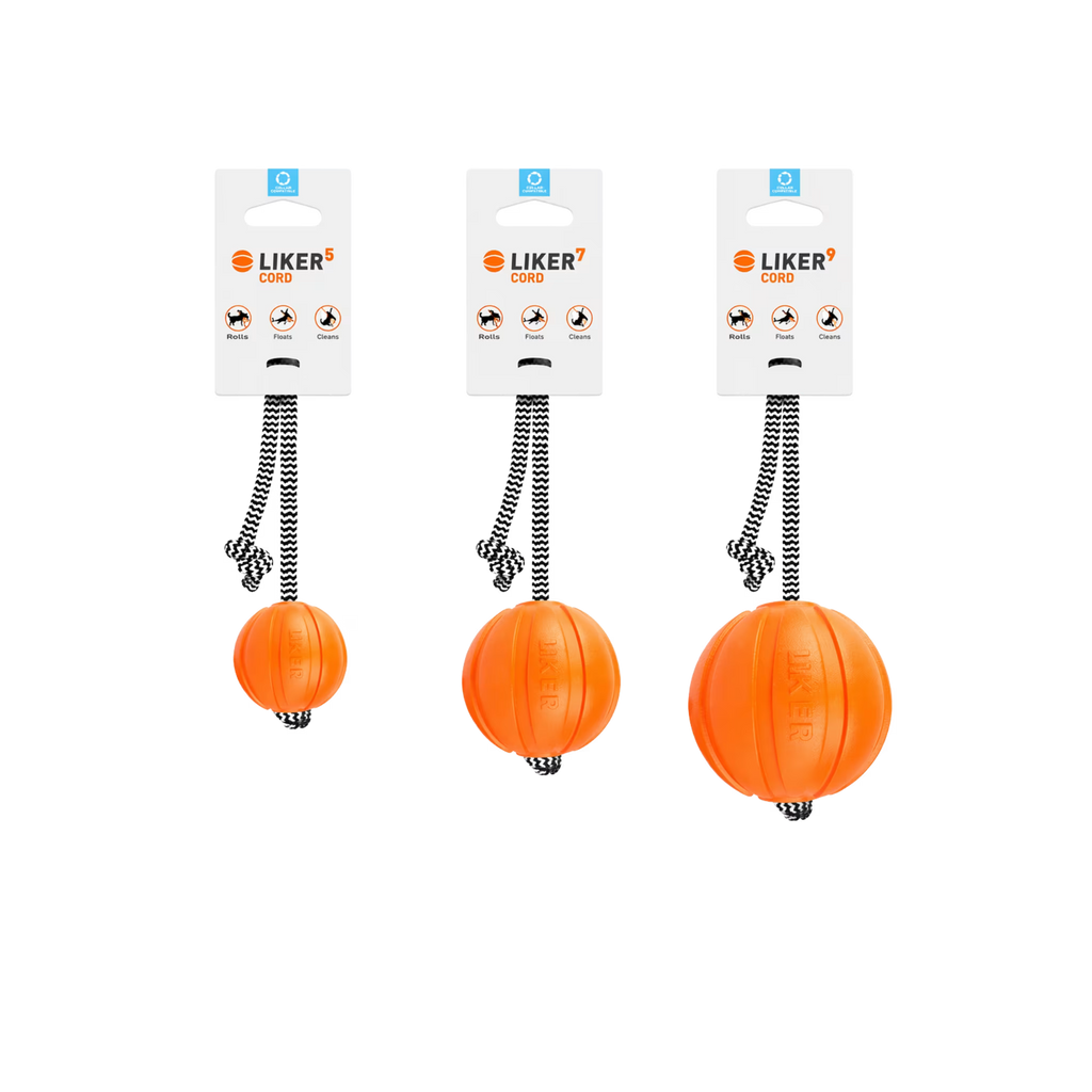 LIKER Cord – Dog Ball with Rope Toy