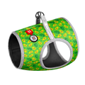 Soft Dog Harness Vest with Smart QR ID Tag - Avocado&Donuts Collection