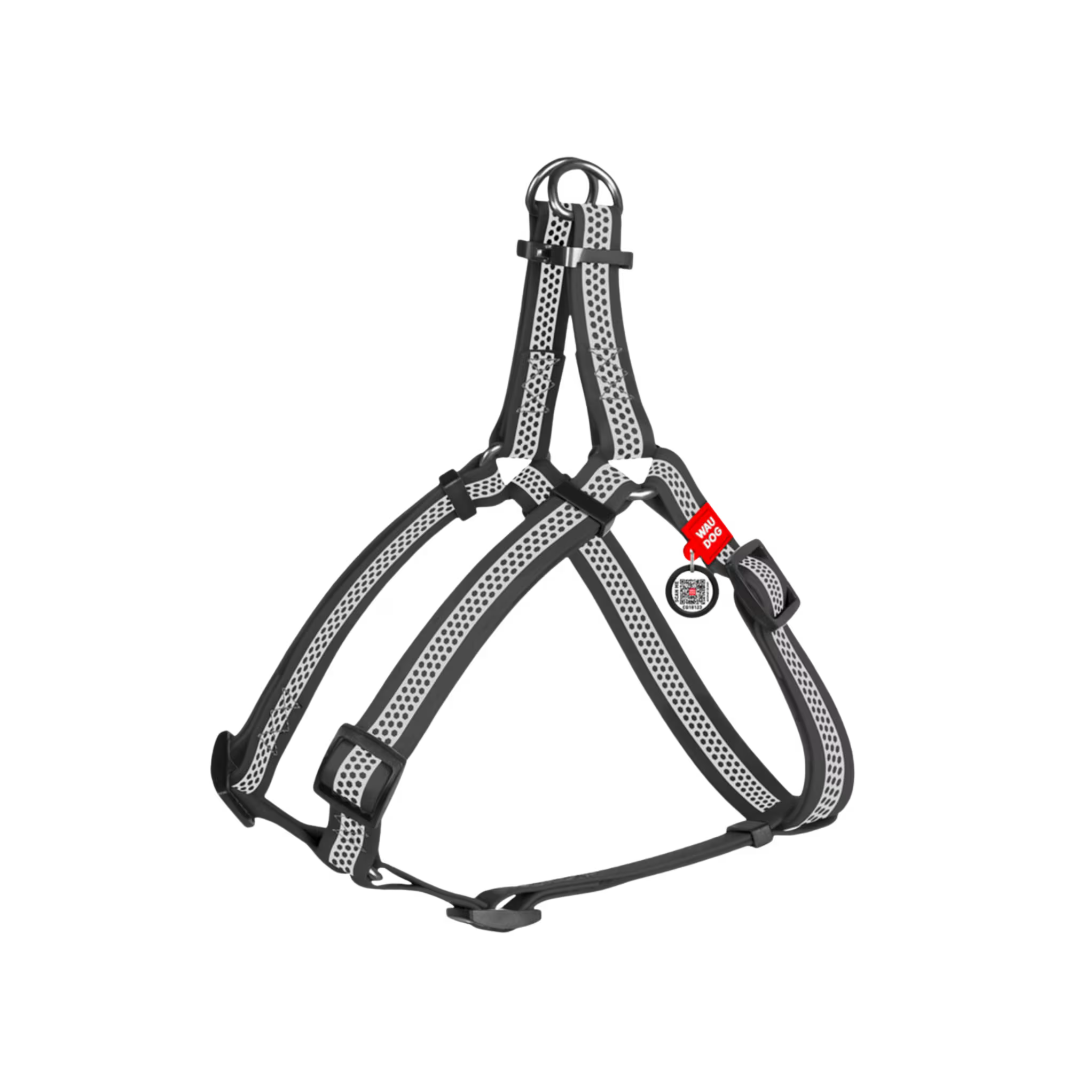 Waterproof Reflective Dog Harness with QR ID Tag
