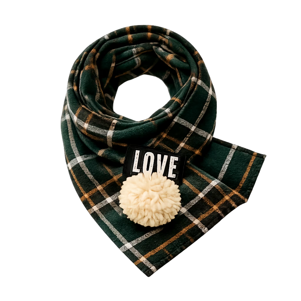 Scottish Wool Dog Scarf