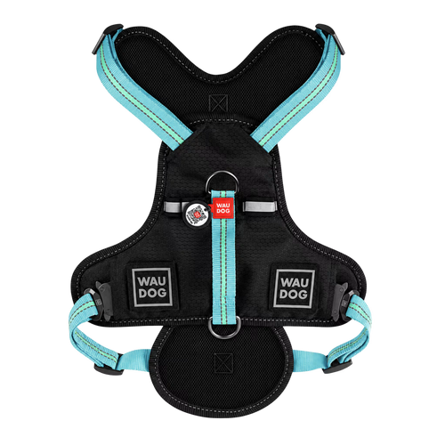 Safe Ergonomic Dog Harness with QR ID Tag