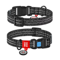 Eco Cotton Dog Collar - with Smart QR ID Tag