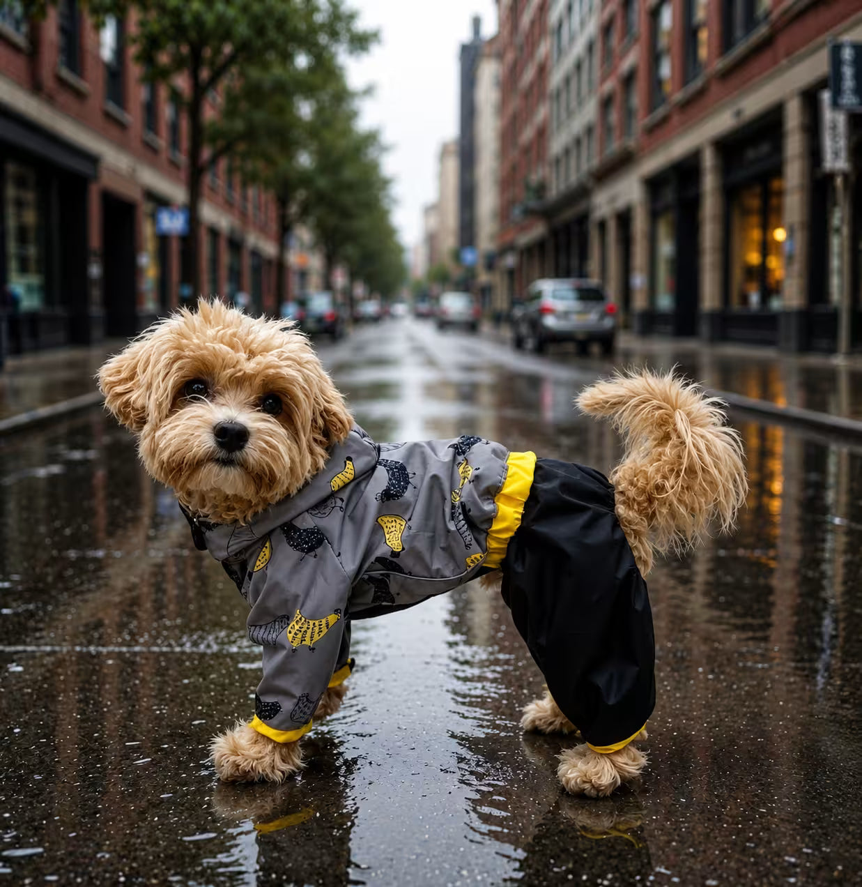 Waterproof Dog Raincoat for All-Weather Walks