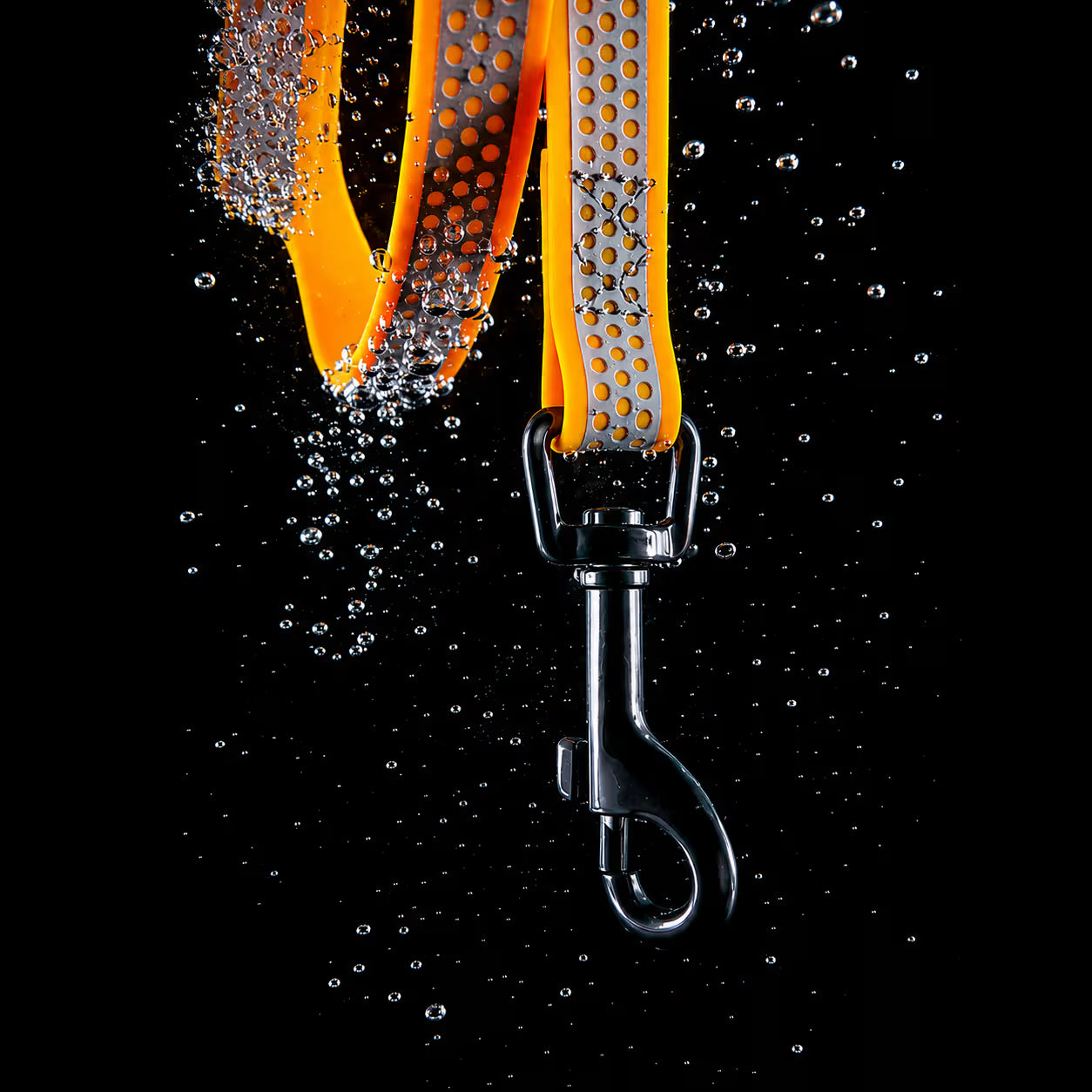 Waterproof Reflective Dog Leash with QR ID Tag