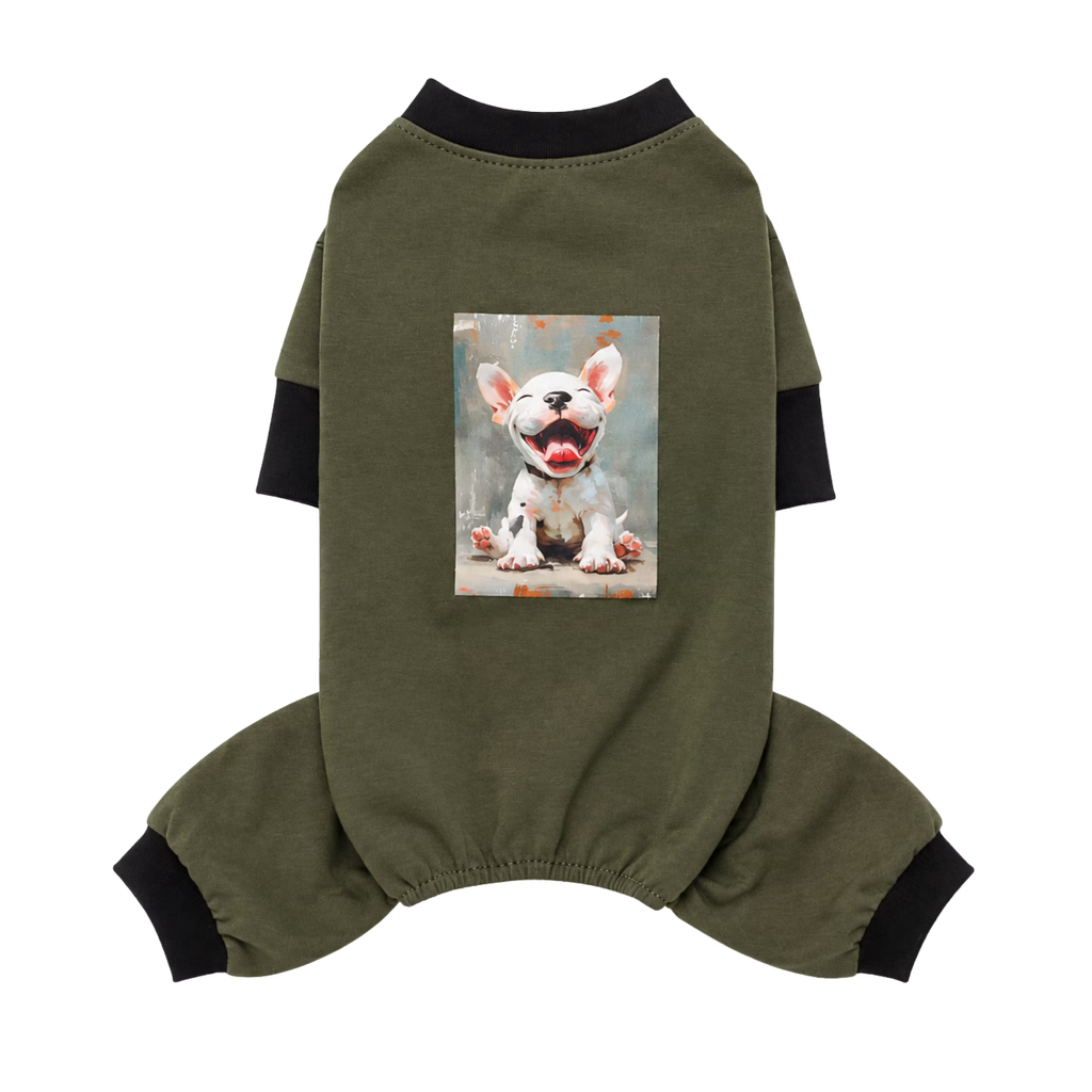 Combinaison douillette en tricot pour chien