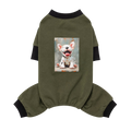 Combinaison douillette en tricot pour chien