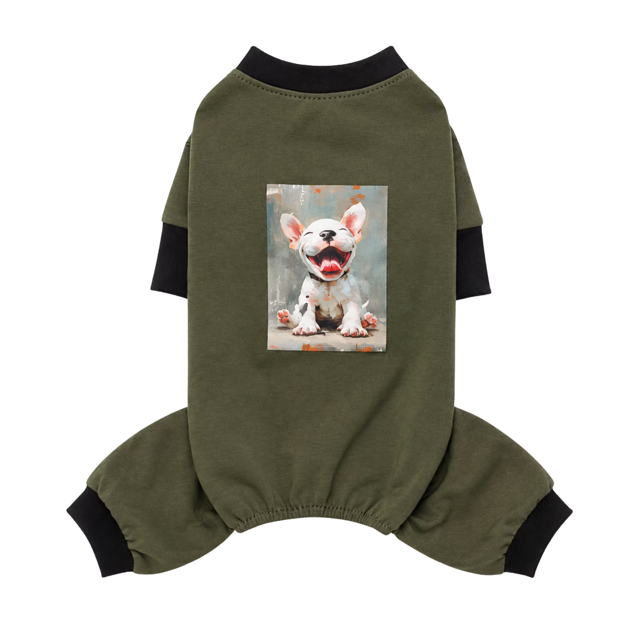 Combinaison douillette en tricot pour chien