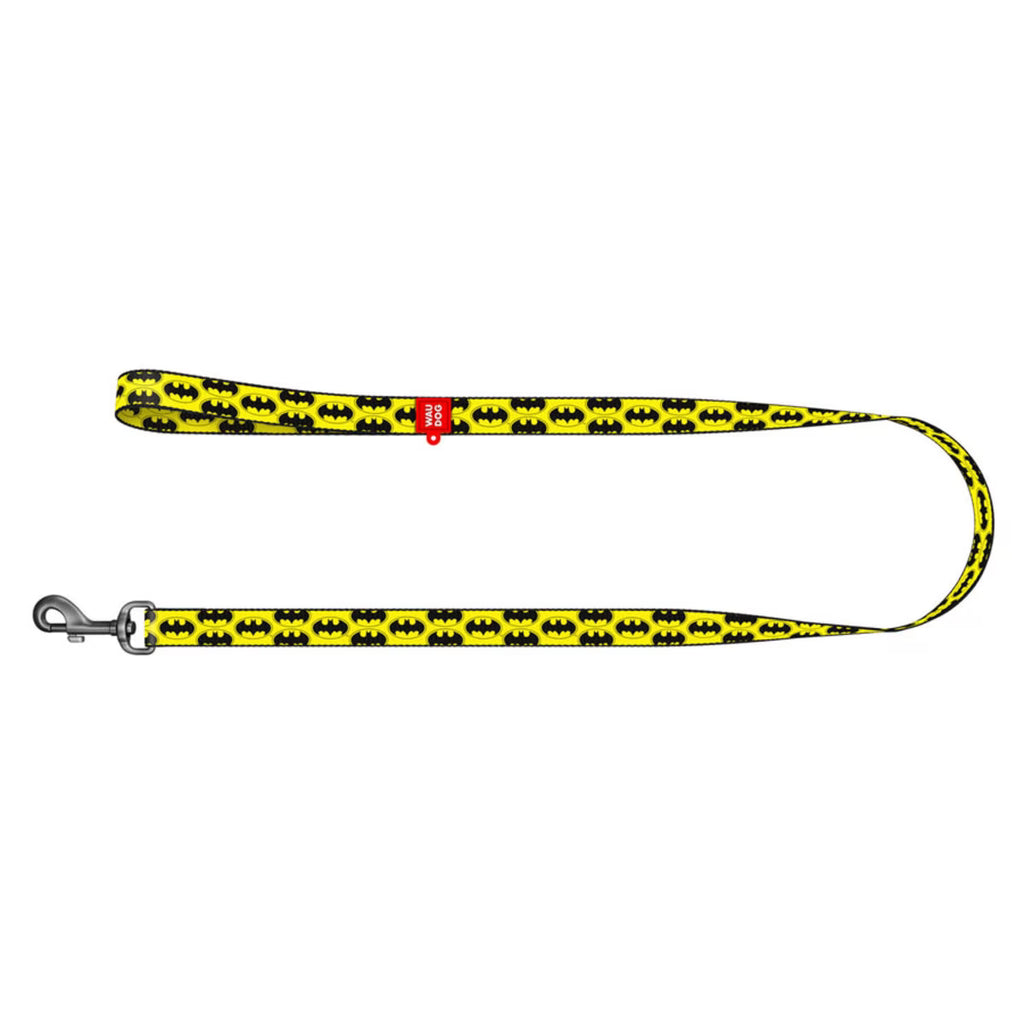 Batman Dog Collar & Leash Set with QR ID Tag