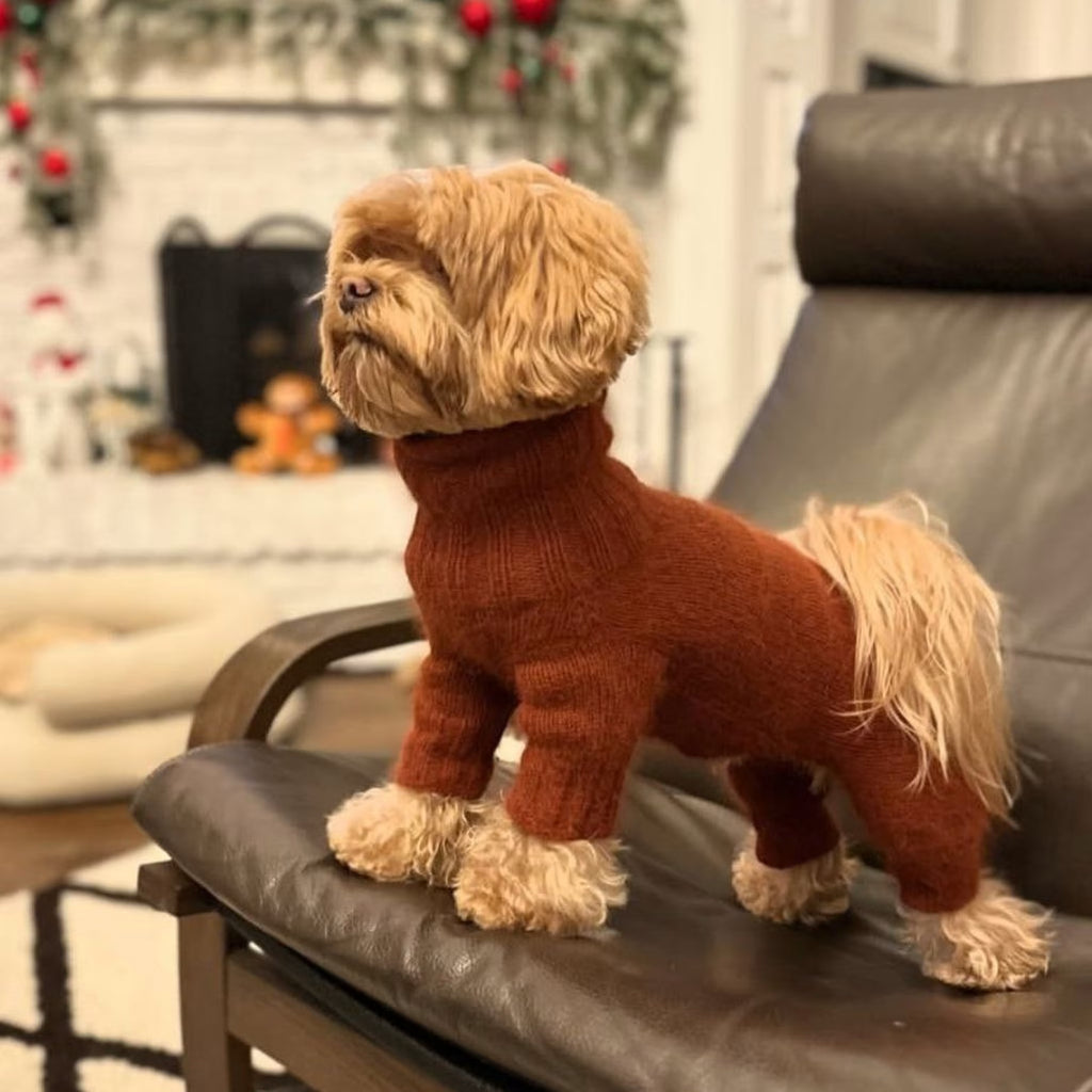 Warm Fluffy Dog Sweater