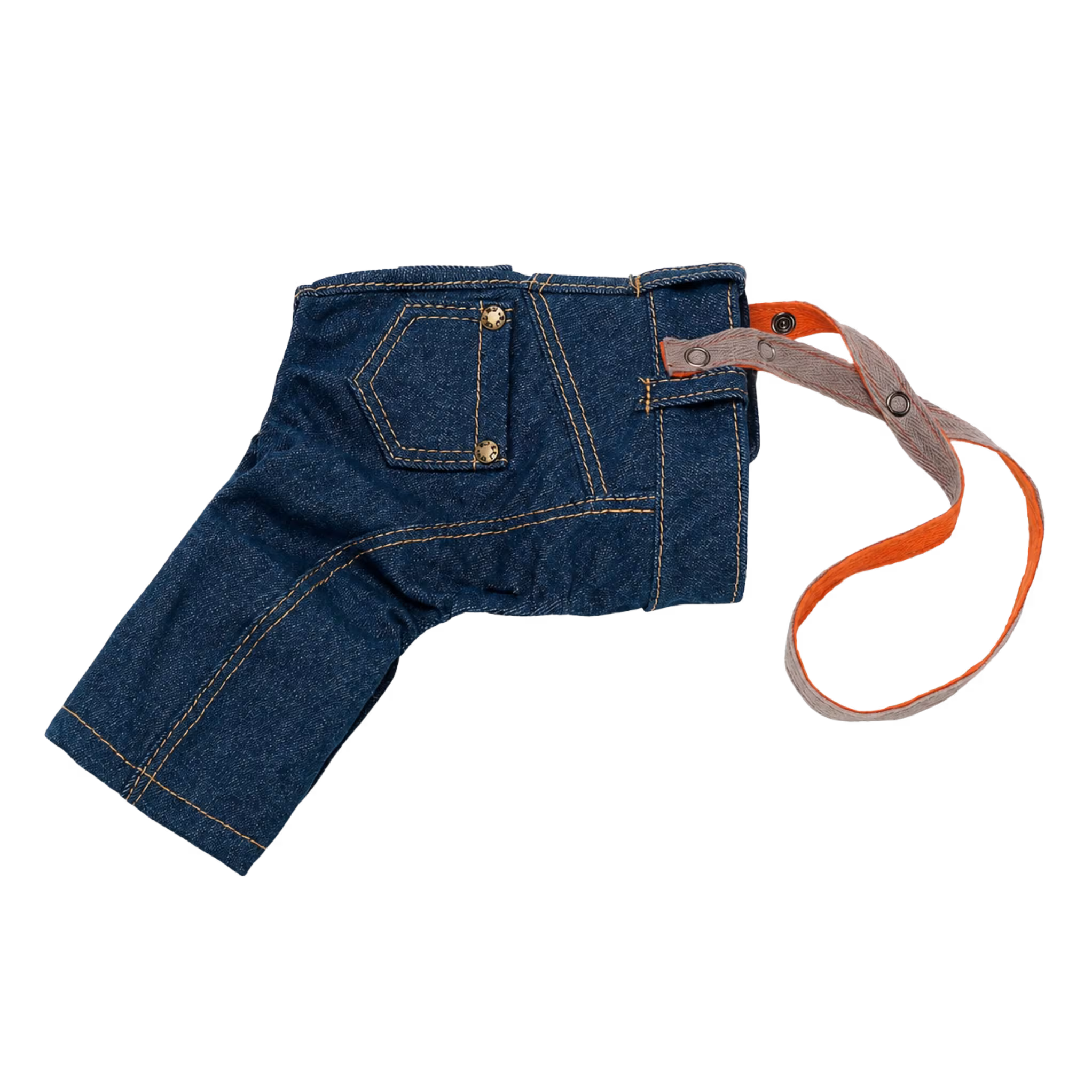 Jeans and Cap Denim Set for Small Dogs
