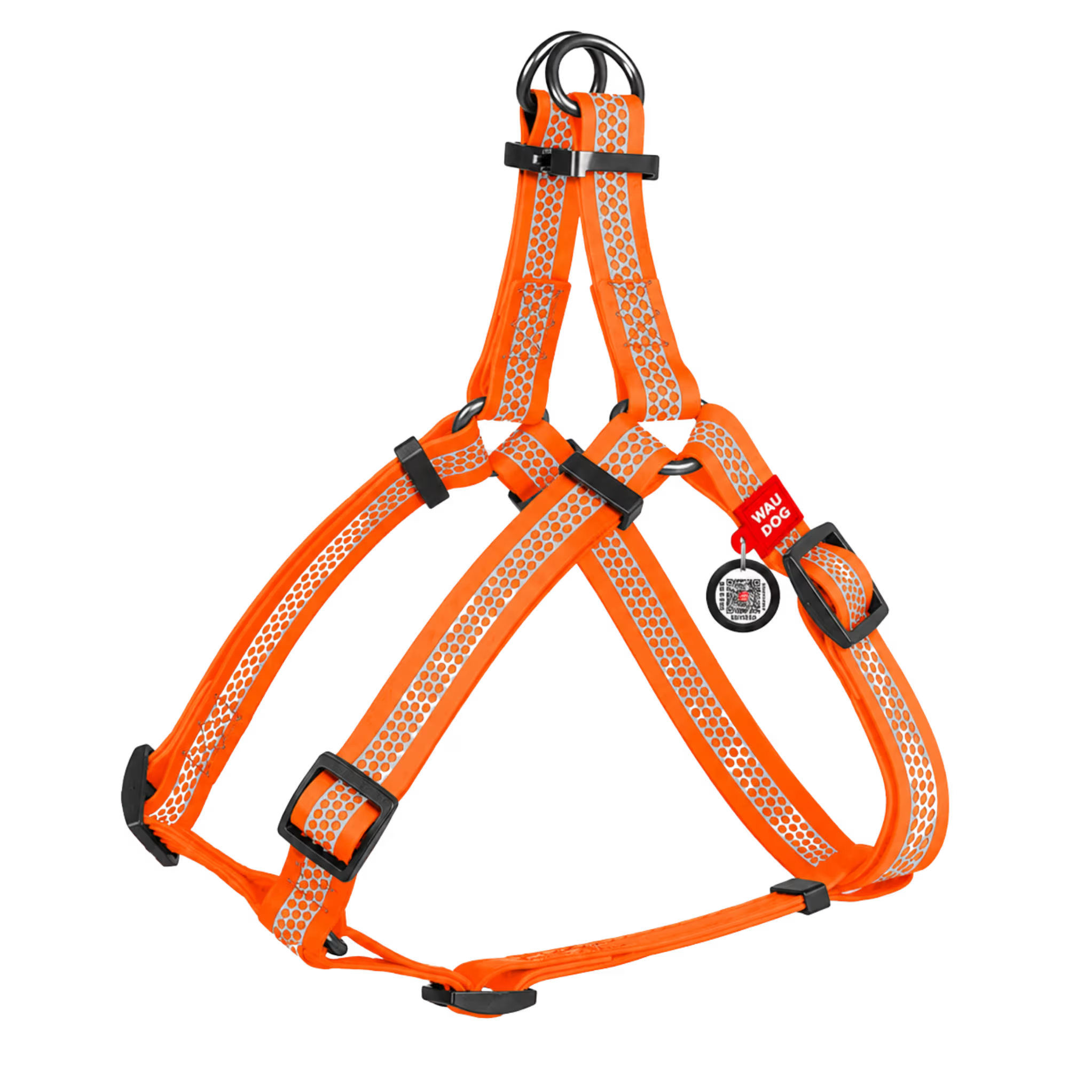 Waterproof Reflective Dog Harness with QR ID Tag