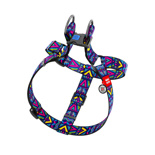 Nylon Dog Harness with Smart QR ID Tag – Indie Collection