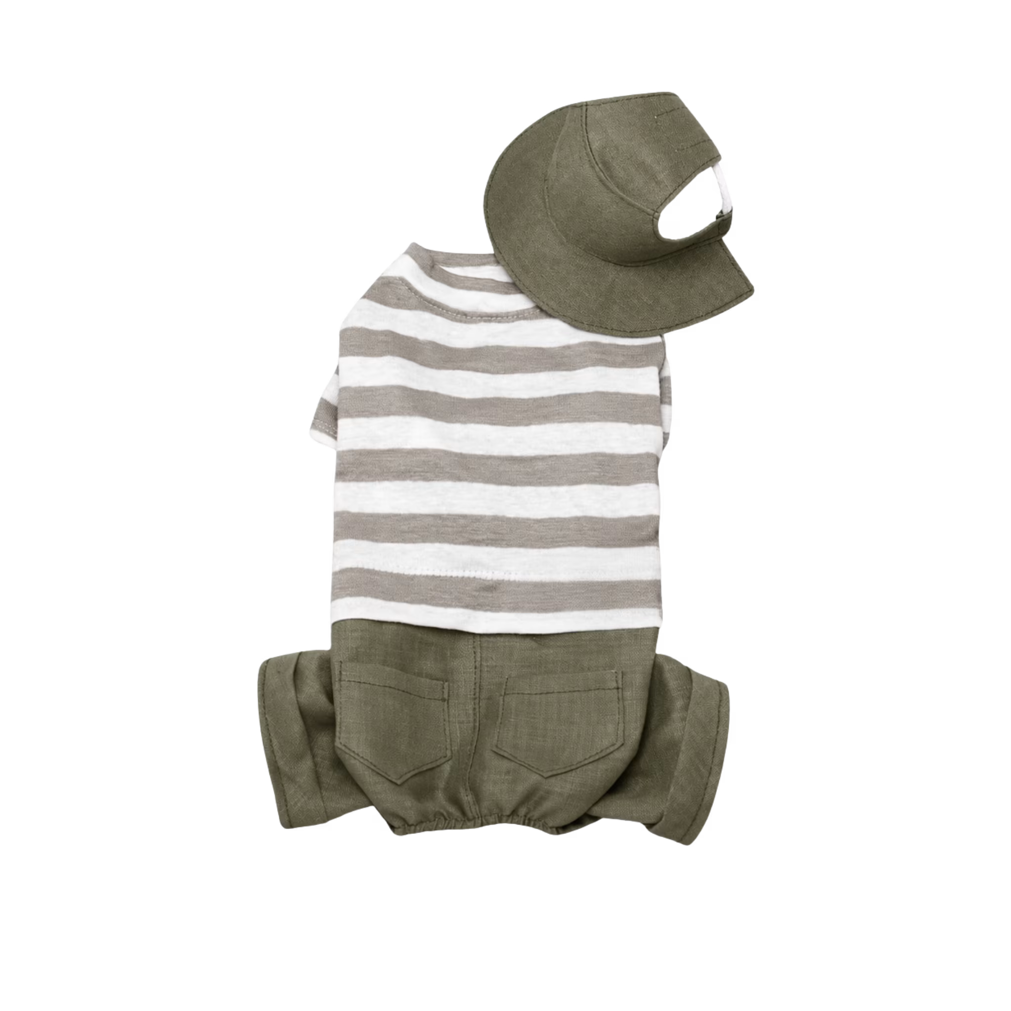 Dog Outfit with Matching Sun Hat
