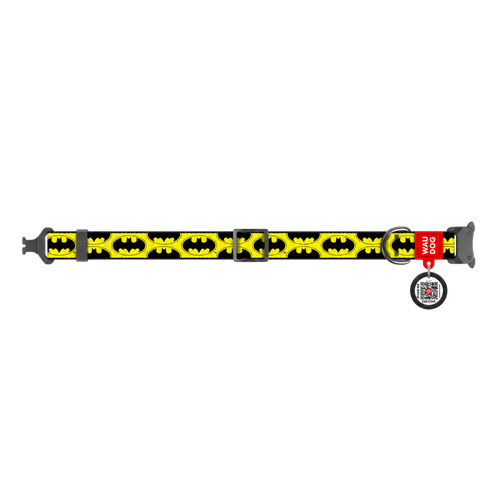Collier pour chien Batman avec identification QR