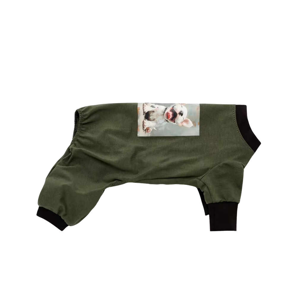 Cozy Knit Dog Jumpsuit