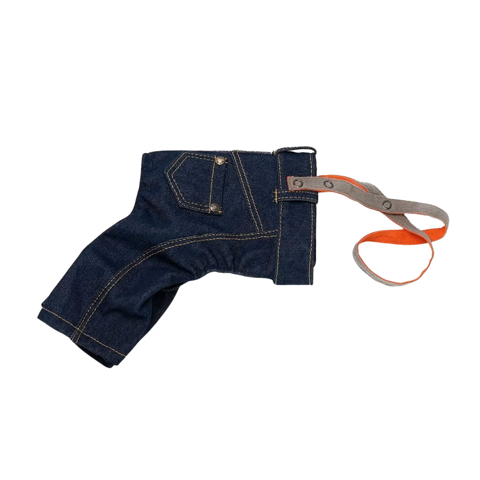 Jeans and Cap Denim Set for Small Dogs