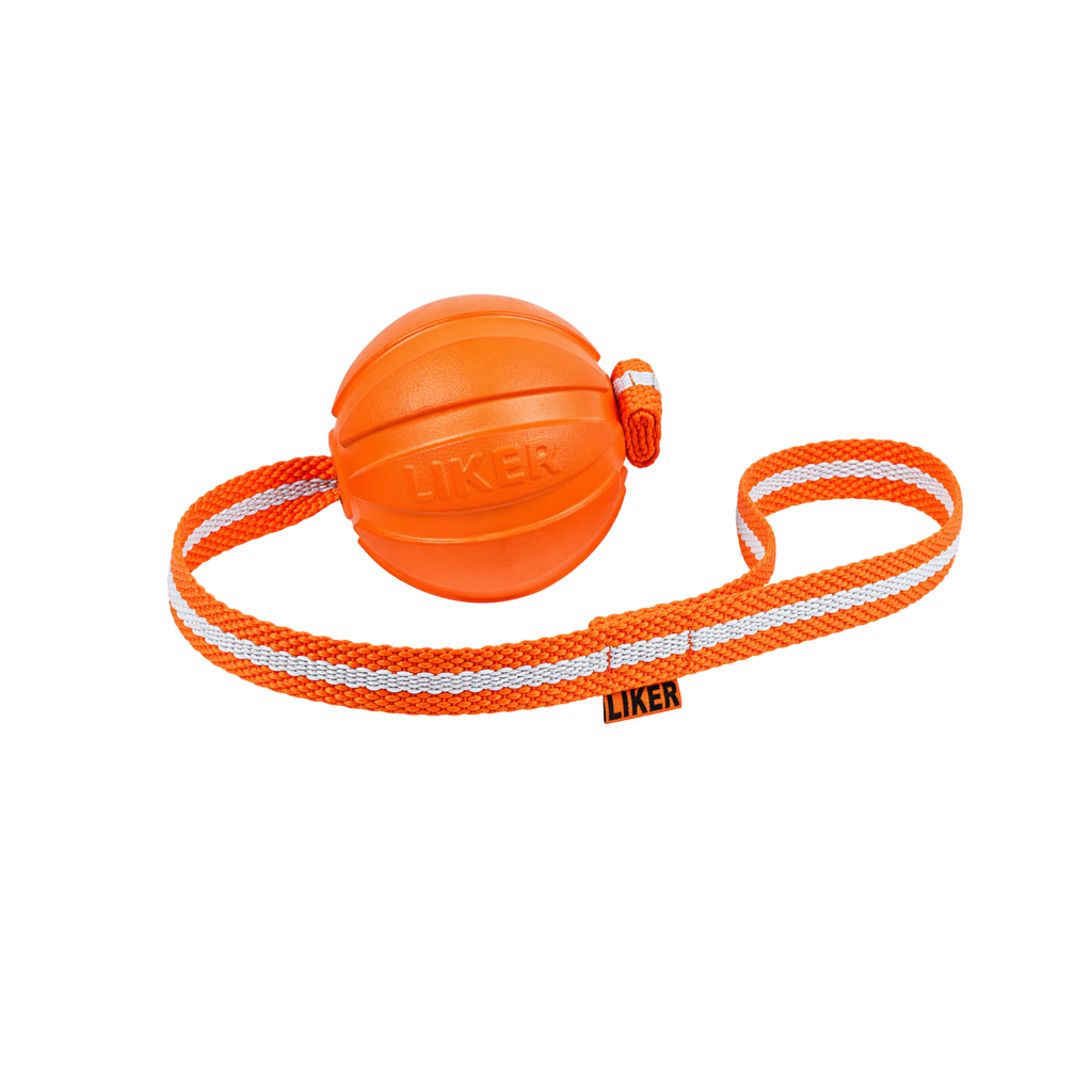 LIKER Line Dog Ball with Long Rope