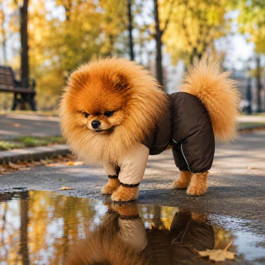 Waterproof Dog Raincoat for Pomeranians