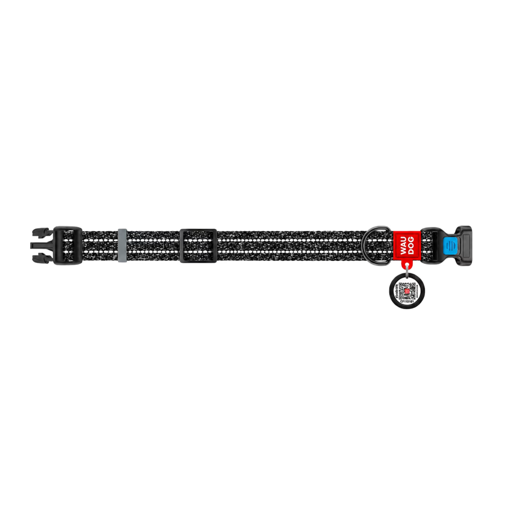 Eco Cotton Dog Collar - with Smart QR ID Tag