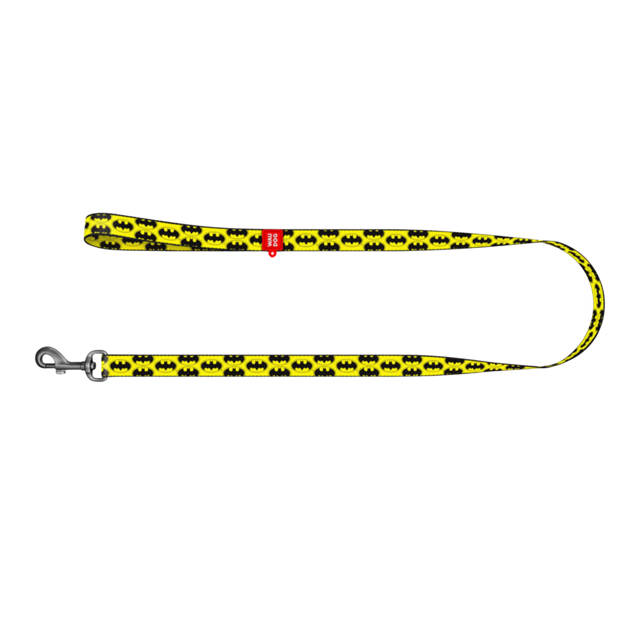 Batman Dog Leash with QR ID Tag