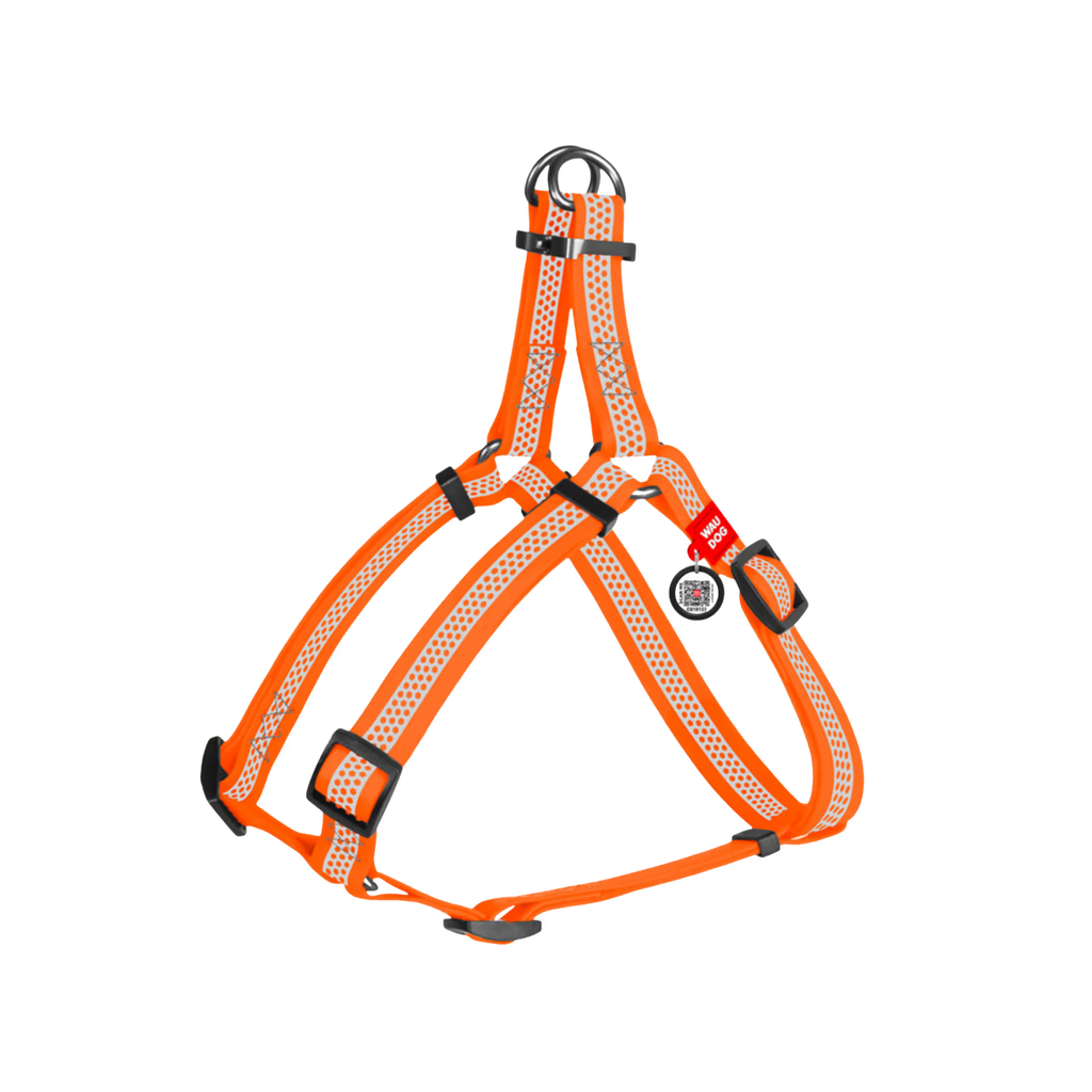 Waterproof Reflective Dog Harness with QR ID Tag