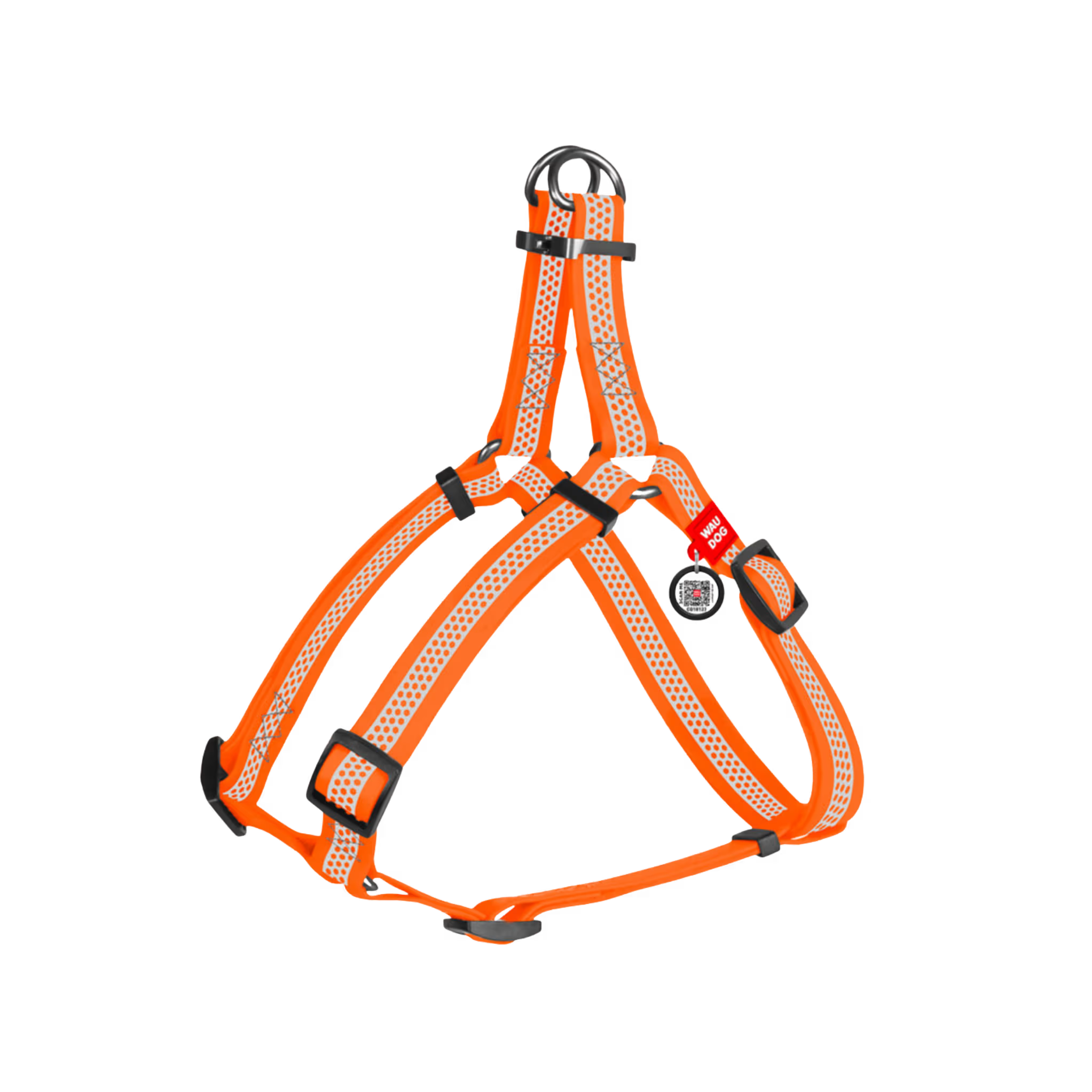 Waterproof Reflective Dog Harness with QR ID Tag