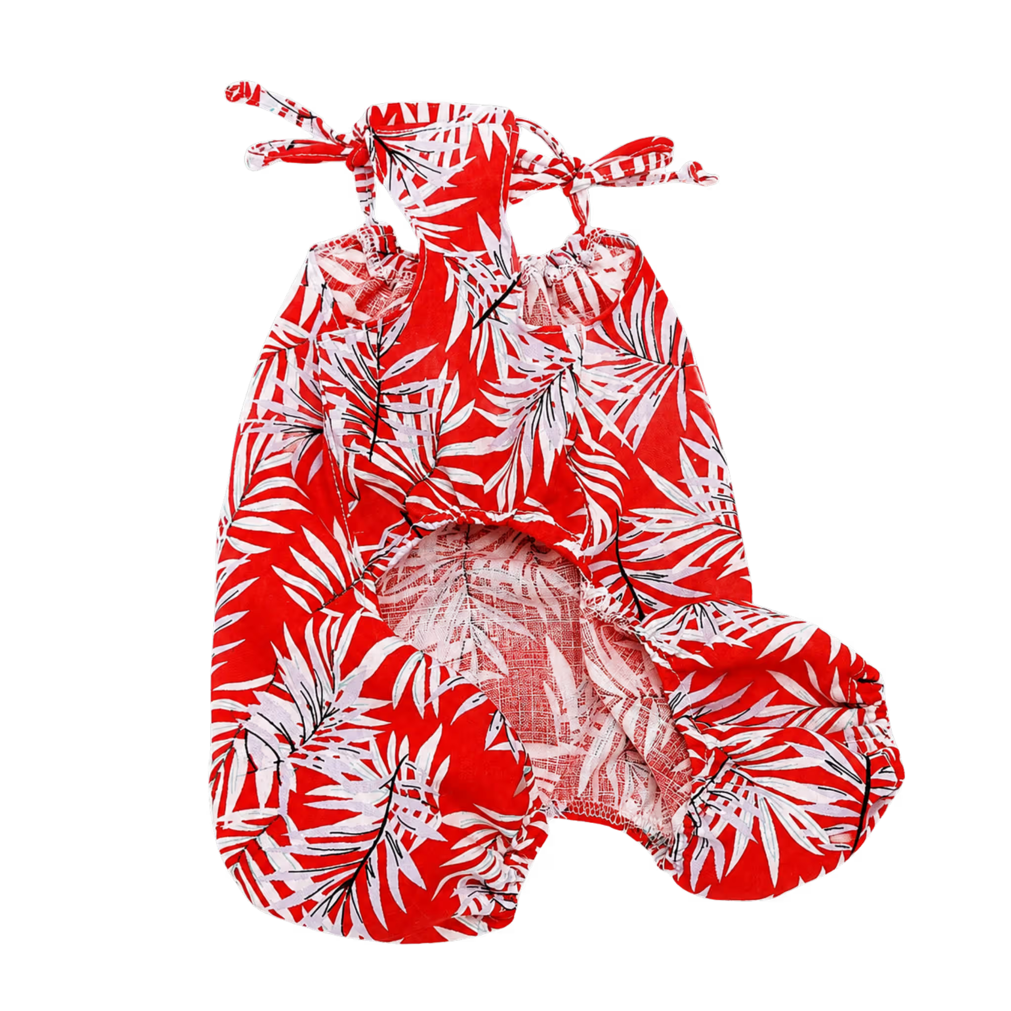Linen Dog Romper Lightweight Summer Clothing