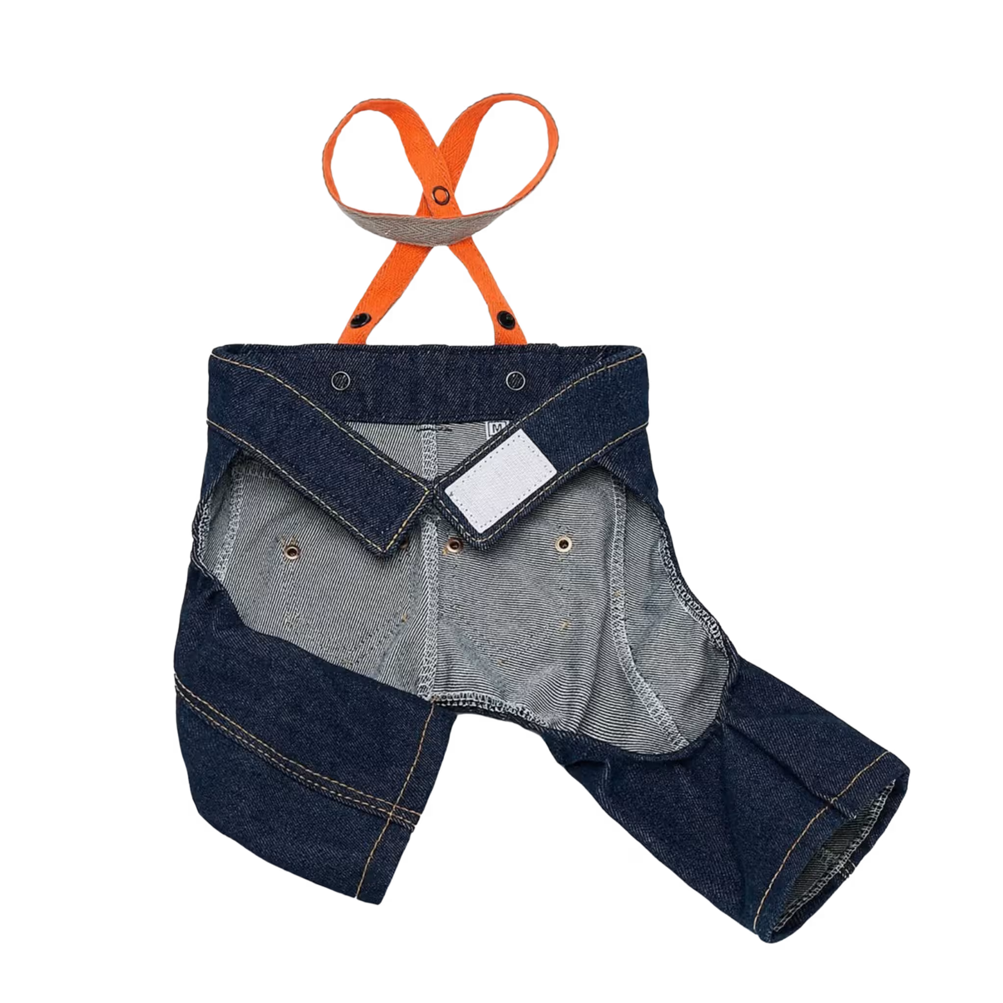 Jeans and Cap Denim Set for Small Dogs