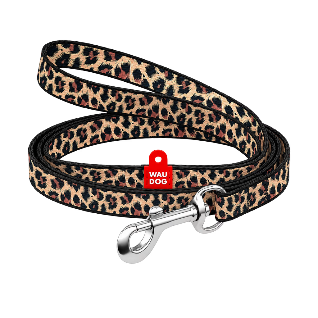 Nylon Dog Leash - Leopard Collection
