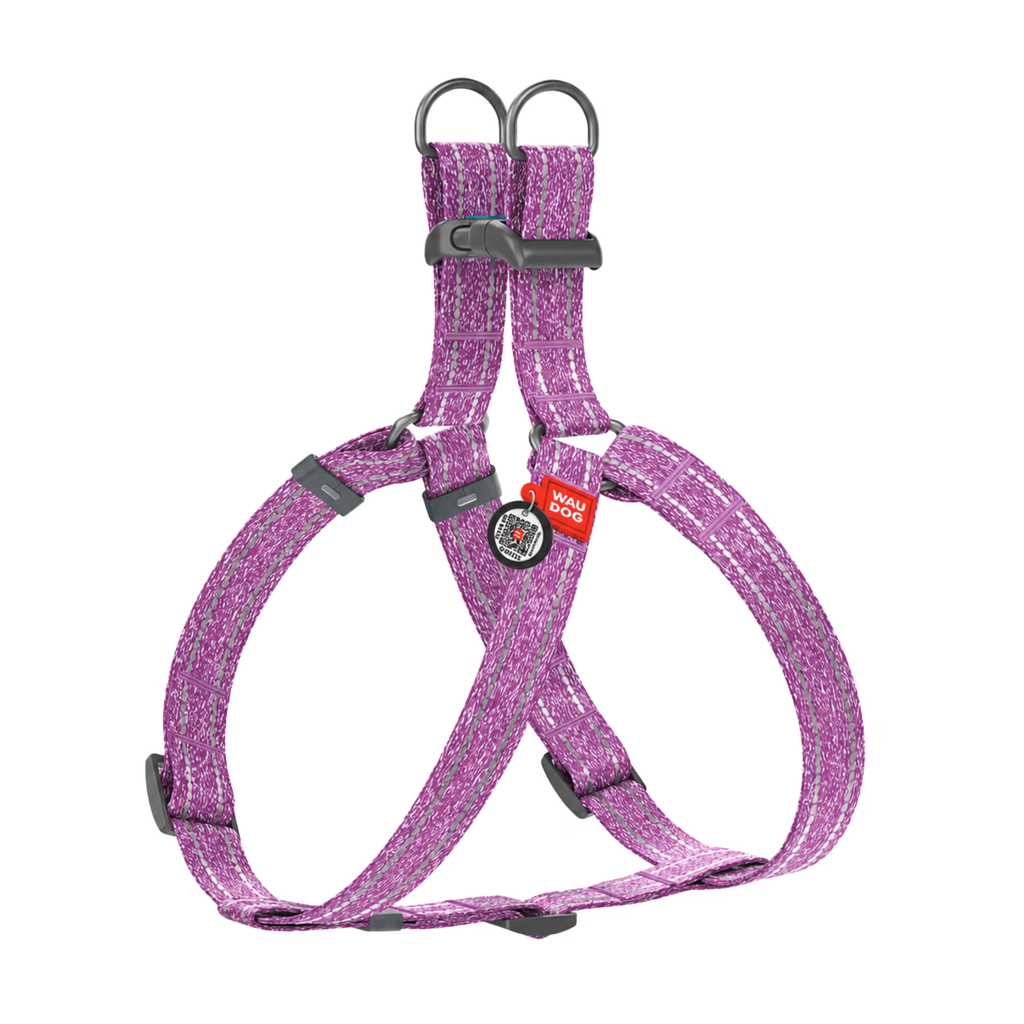 Eco Cotton Dog Harness - with Smart QR ID Tag