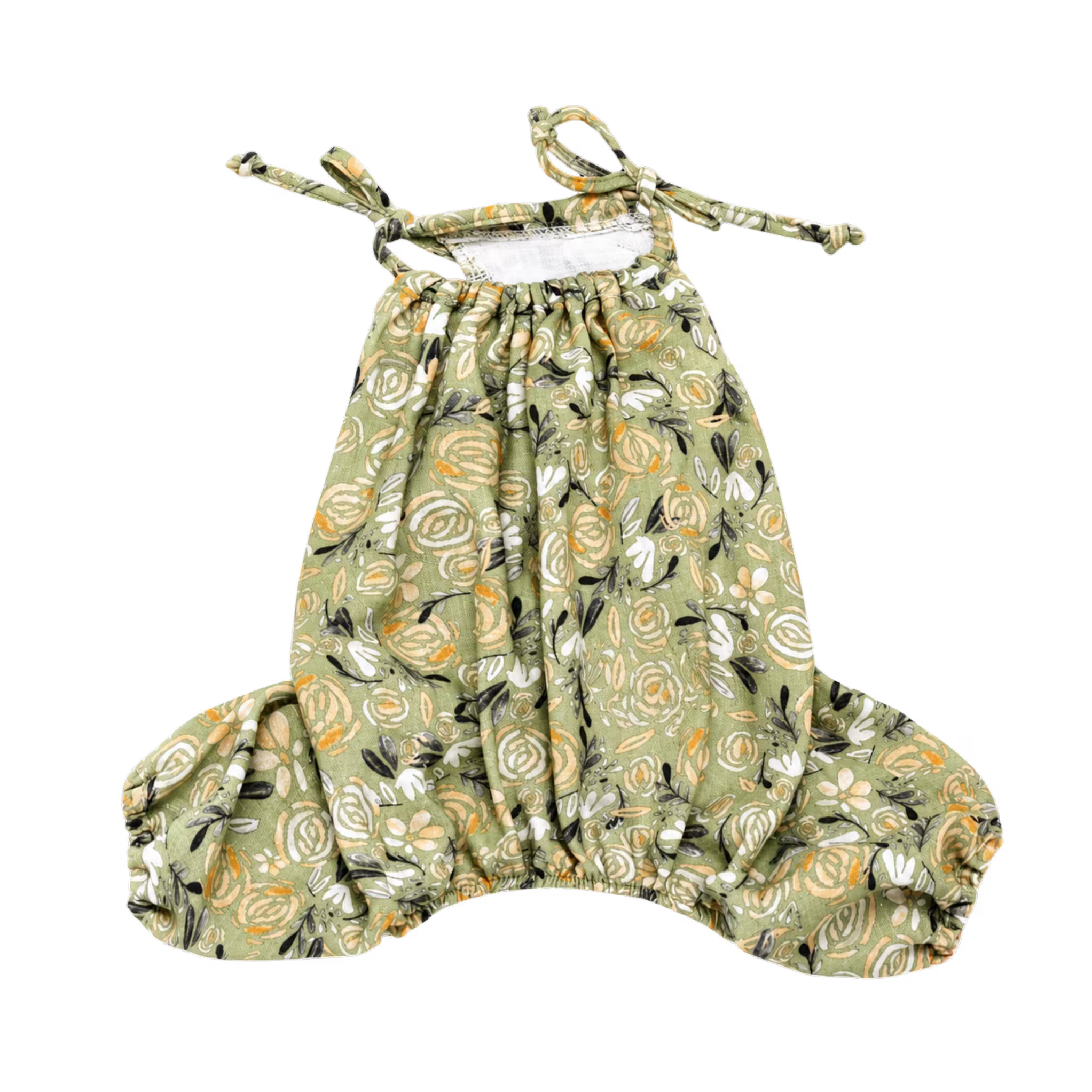 Linen Dog Romper Lightweight Summer Clothing