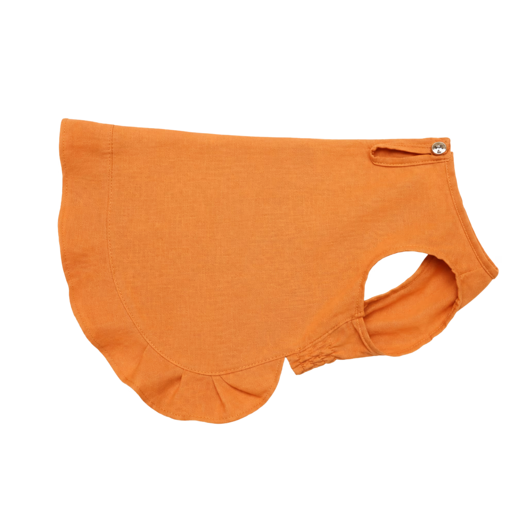 Sophie Linen Dog Dress – Breathable Summer Dress for Small Dogs